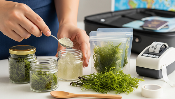 Pack & Go: Best Ways to Take Sea Moss When You Travel