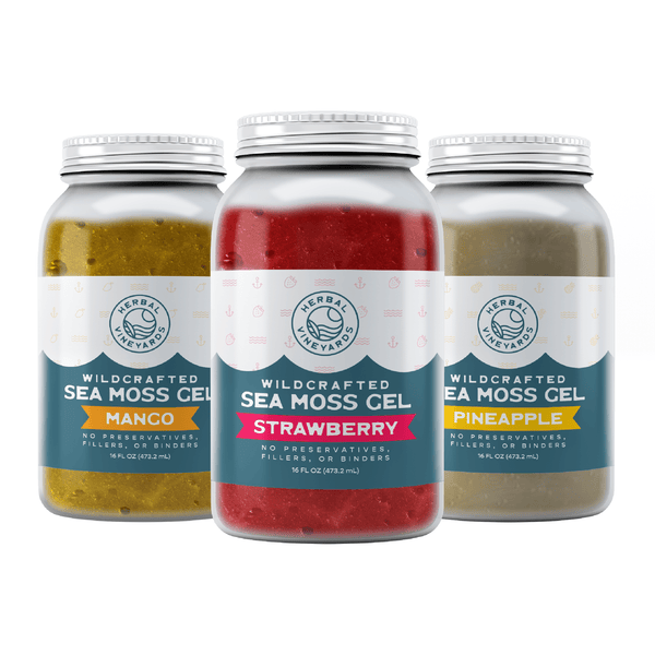 Flavored Sea Moss Gel Trio Bundle – Herbal Vineyards