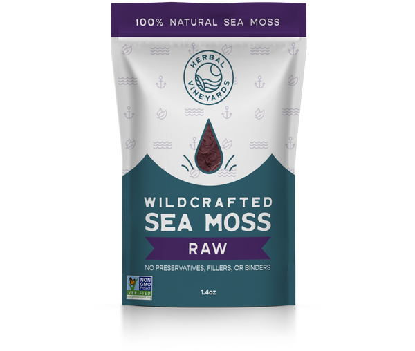 Premium Purple Raw Sea Moss (1.4 oz) – Herbal Vineyards